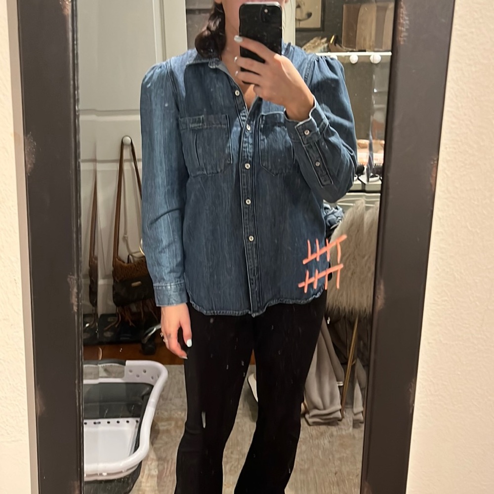DL 1961 denim button up